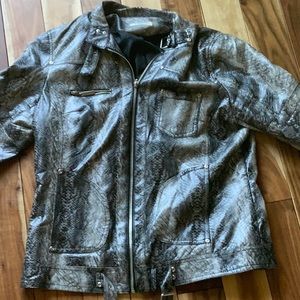 Faux leather jacket